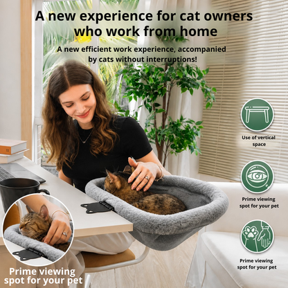 DeskNapper™ — The Foldable Cat Desk Bed