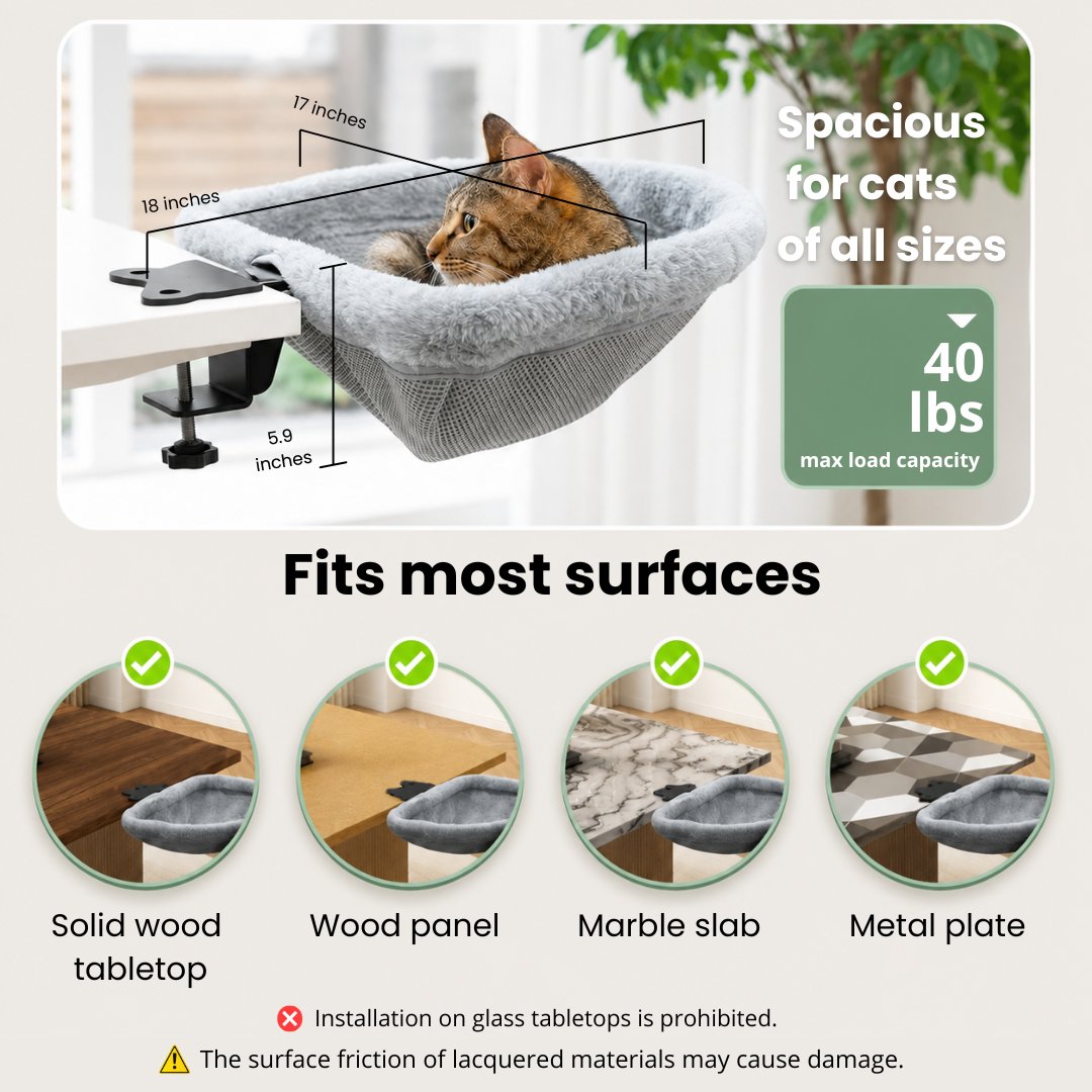 DeskNapper™ — The Foldable Cat Desk Bed